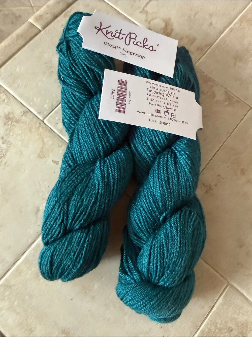 Knit Picks gloss fingering